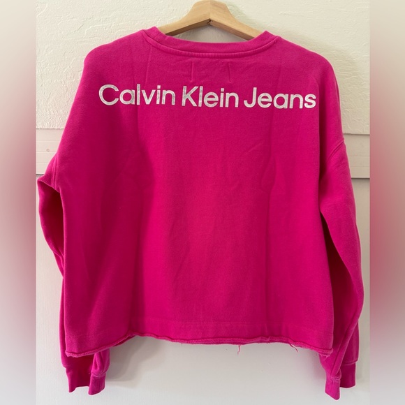 Calvin klein pink cropped sweater - Picture 3 of 5